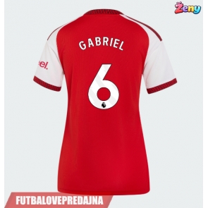 Lacne Ženy Futbalové dres Arsenal Gabriel Magalhaes #6 2026-27 Krátky Rukáv - Domáci